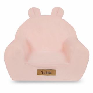 Mini fotel gyerekszobába - Ella - rózsaszín