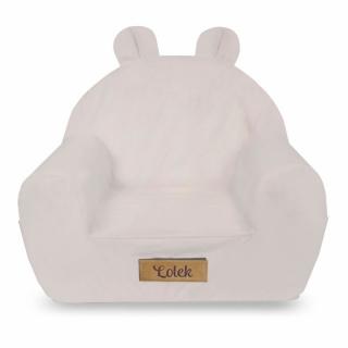 Mini fotel gyerekszobába - Ella - világosszürke