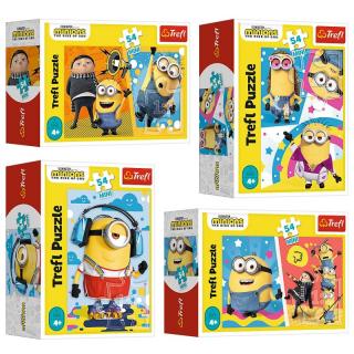 Mini puzzle - Minions - 4 db-os készlet