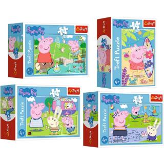 Mini puzzle - Peppa Pig - 4 db-os készlet