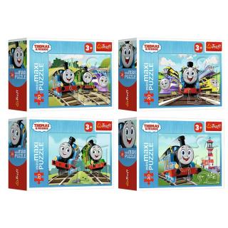 Mini puzzle - Thomas and friends - 4 db-os készlet