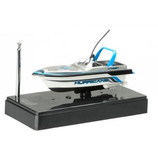 Mini RC hajó - Hurricane 13 cm (2,4 GHz) Kék: kek