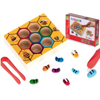 Montessori - oktatási játék - méhek, méhecskék