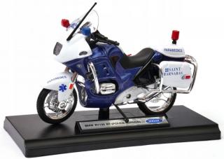 Motorkerékpár modell állványon - Welly 1:18 - BMW R1100 RT (RESCUE SERIES) Egyéb változatok: Paramedics