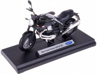 Motorkerékpár modell állványon - Welly 1:18 - Moto Guzzi Griso 1200 8V SE