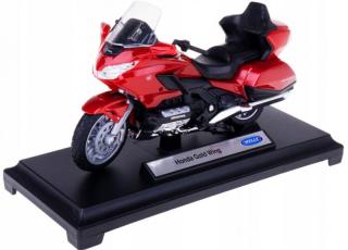 Motorkerékpár modell az alapon - Welly 1:18 - Honda Gold Wing