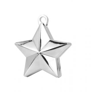 Nehezék léggömbökhöz - Csillag 40g ezüst: ezüst