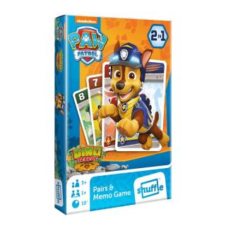 Paw Patrol 2 az 1-ben kártyák - pexeso/fekete Péter