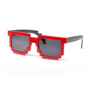 Pixel szemüveg Piros: piros