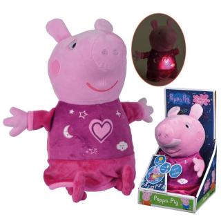 Plüss lámpa dallammal - Peppa Pig 25 cm