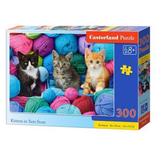 Puzzle Castorland - Macskák és labdák 300 db