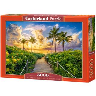 Puzzle Castorland - Sunrise in Miami 3000 db