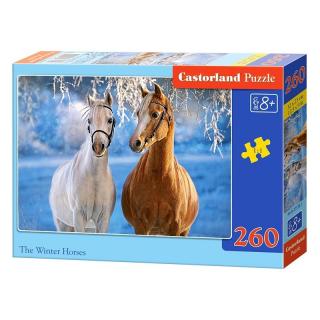 Puzzle Castorland - Winter Horses 260 db