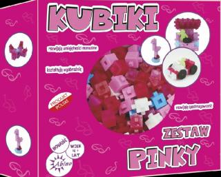 Rugalmas kockák Abino Pinky - Miniatűr lányvilág 102 db