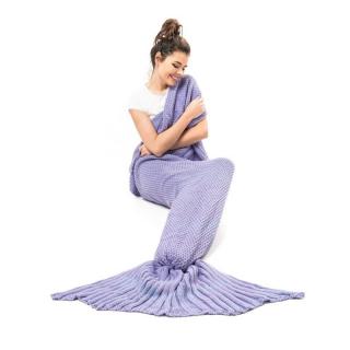 Sellő takaró - 190x80cm Lila: lila