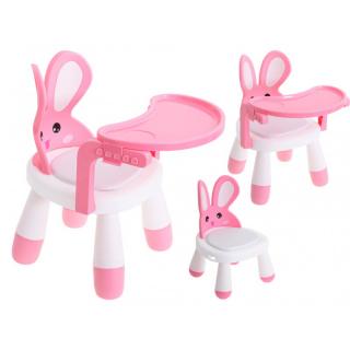 Többfunkciós gyerekszék - Bunny Chair Rózsaszín: Rózsaszín