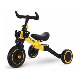 Többfunkciós gyermek tricikli 3in1- Goodboy - sárga