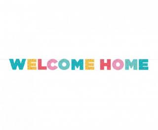 Üdvözlőfüzér  Welcome Home  250 cm