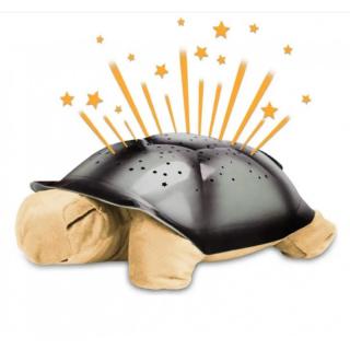 Varázslatos izzó teknős (gyermeklámpa projektorral) Barna: Barna
