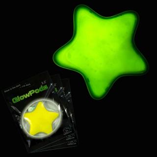 Vegyi partilámpa - Csillag 8 cm Zöld: zold
