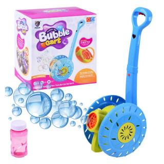 Világító buborékfújó tolókarral - Bubble Cart
