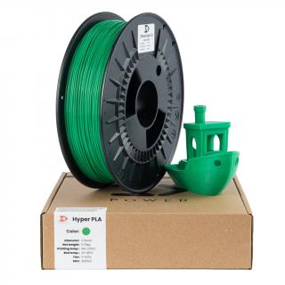 3DPower Fűzöld HYPER PLA 1,75mm 0,75KG filament