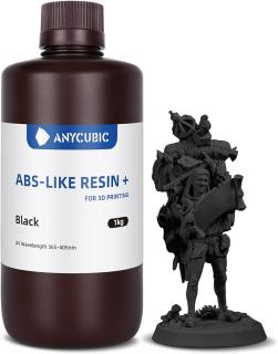Fekete Anycubic ABS-Like Resin+ UV 405nm Resin 1KG