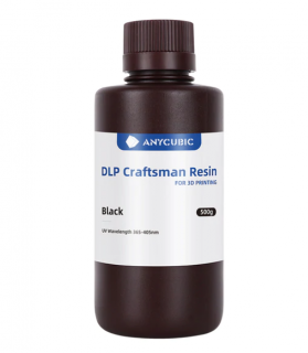 Fekete Anycubic DLP Craftsman UV 405nm Resin, fotopolimer műgyanta 1L