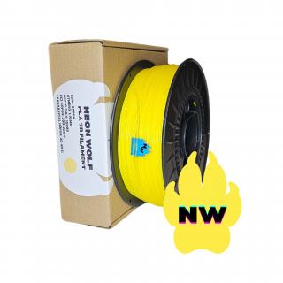 Neon Wolf Citromsárga Re-PLA 1,75mm 1KG