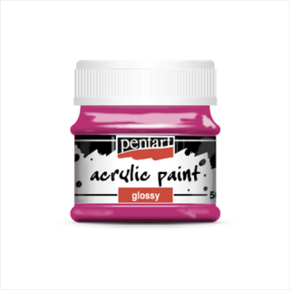 Pentart fényes akrilfesték 50 ml - Magenta