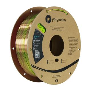 PolyMaker PolyLite PLA 1,75mm 1KG - Aubergine (Silk Lime - Silk Magent)