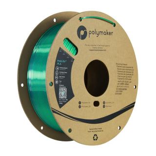 PolyMaker PolyLite PLA 1,75mm 1KG - Jadeite (Silk Green - Silk Chrome)