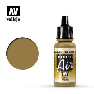 Vallejo Model Air - Dark Yellow 17 ml