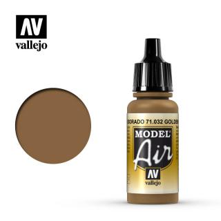 Vallejo Model Air - Golden Brown 17 ml