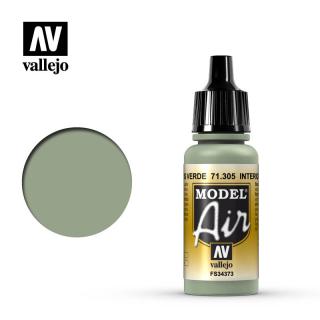 Vallejo Model Air - Interior Grey Green 17 ml