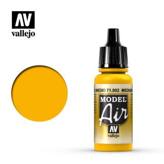 Vallejo Model Air - Medium Yellow 17 ml