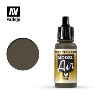Vallejo Model Air - N41 Dark Olive Drab 17 ml