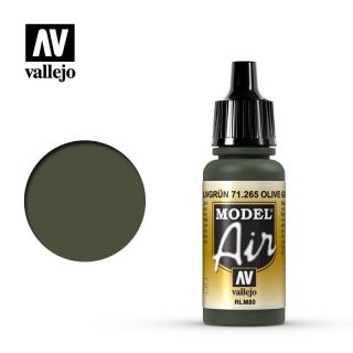 Vallejo Model Air - Olive Green RLM80 17 ml