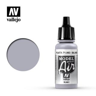 Vallejo Model Air - Silver RLM01 17 ml