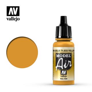 Vallejo Model Air - Yellow Ochre 17 ml