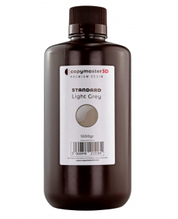 Világosszürke Copymaster3D UV 405nm Resin, fotopolimer műgyanta 1L