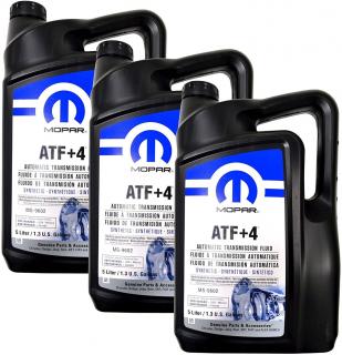 3x Mopar ATF+4 převodový olej (5L)