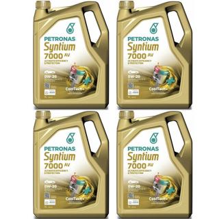 4x Petronas Syntium 7000 AV 0W-20 (5L)