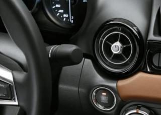 Abarth/Fiat 124 Spider Ozdoba kruhového otvoru topení černý