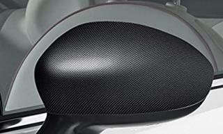 Abarth/Fiat 500/Grande Punto/EVO Kryty zrcátek, karbon černá