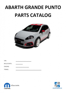 Abarth Grande Punto Katalog dílů / Parts catalog