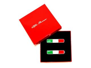 Alfa Romeo/Abarth/Fiat Sada znaků Italská vlajka