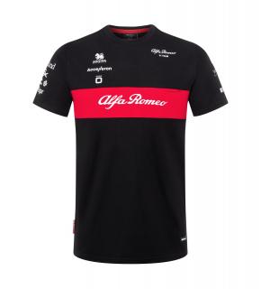 Alfa Romeo F1 Team týmové triko černé 2023 Velikost: L