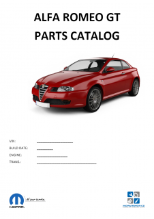 Alfa Romeo GT Katalog dílů / Parts catalog