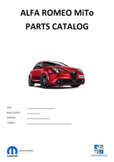 Alfa Romeo MiTo Katalog dílů / Parts catalog